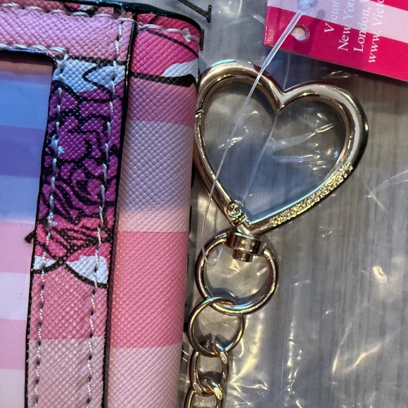 Victoria’s Secret Card Holder/Mini Wallet Key Chain - Picture 2 of 5